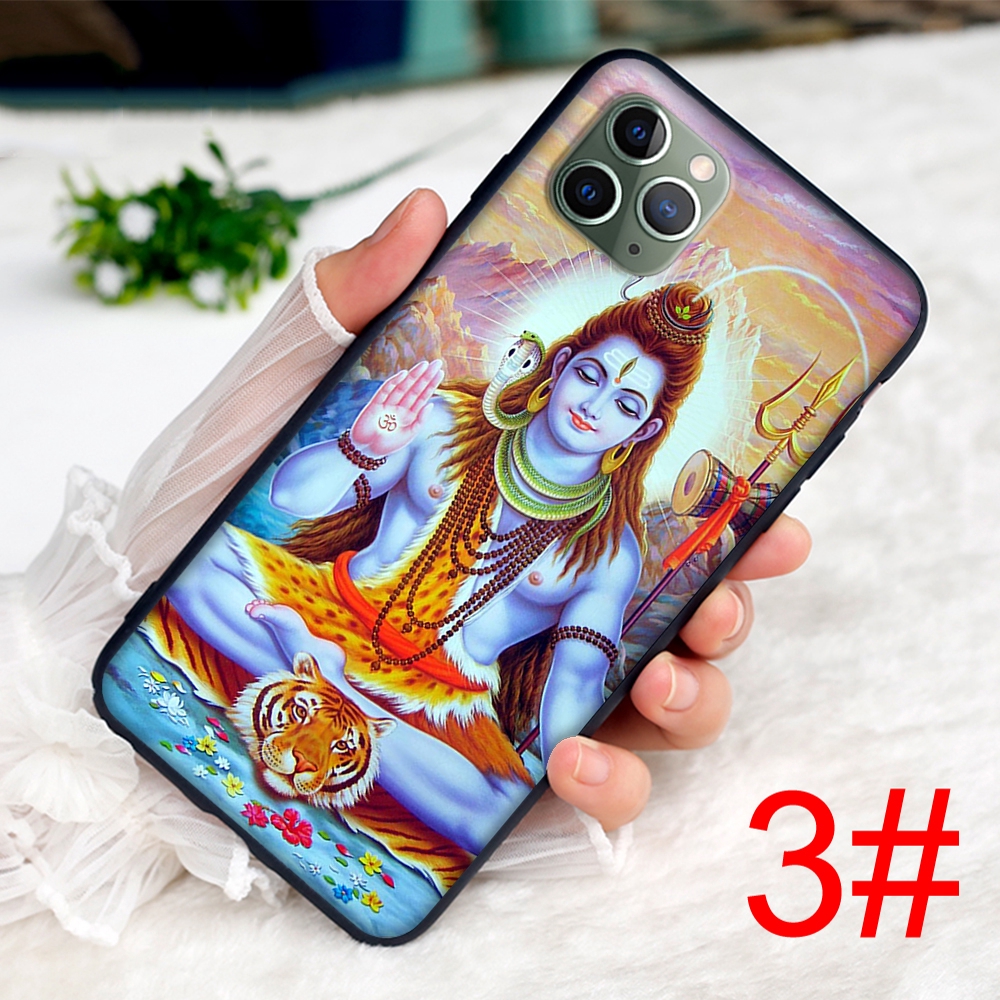 Mềm Ốp Lưng Họa Tiết Thần Shiva Cho Iphone 12 Mini 11 Pro Max 7 8 Se