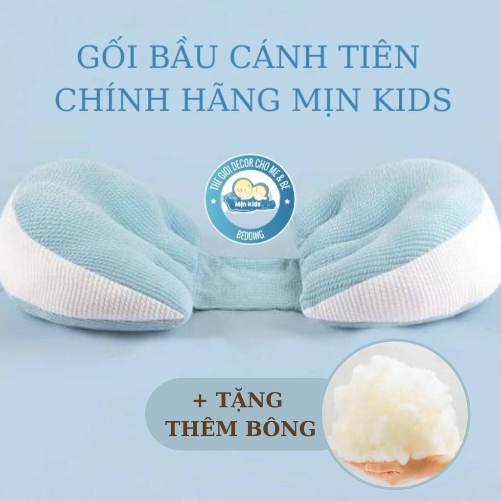 Gối Ôm Bà Bầu Cánh Tiên Chính Hãng Mịn Kids Cao Cấp - BabyDreams