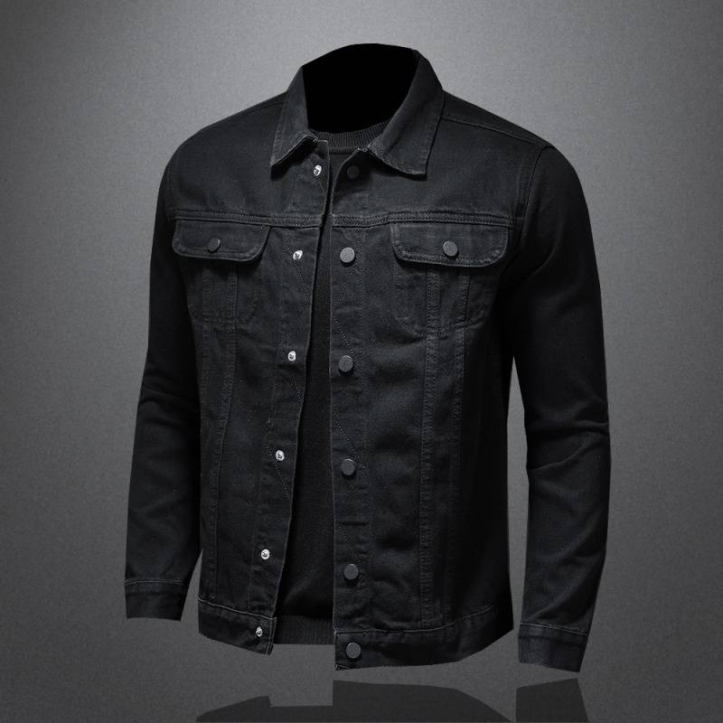 Jaqueta de jeans masculina. Áo Khoác denim Phong Cách Âu Mỹ Năm 2021 Thời Trang Cho Nam