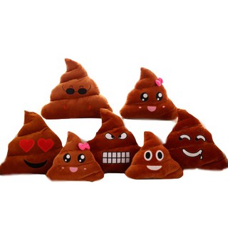 20 cm Poop Poo Family Emoji Expression Pillows