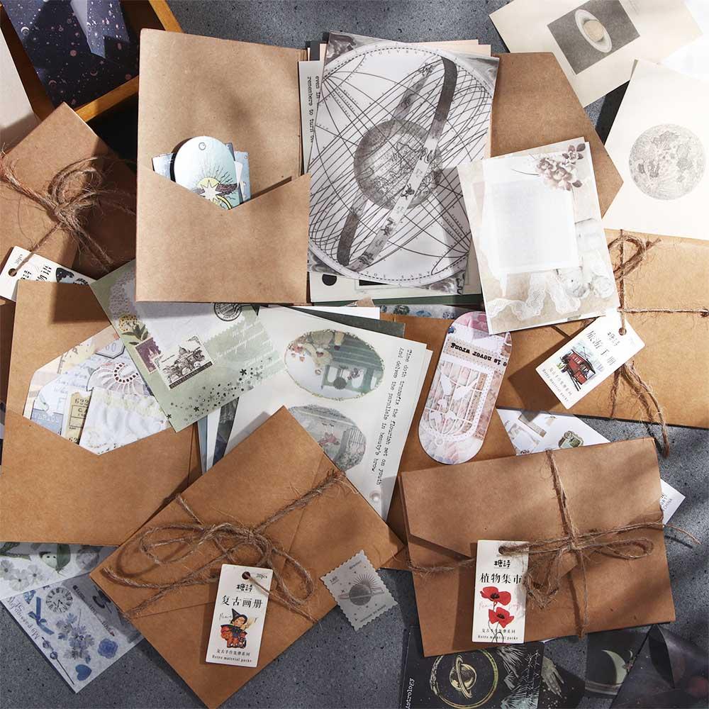 Giấy Dán Trang Trí Sổ Tay Nhật Ký Phong Cách Retro