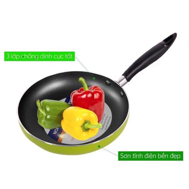 Chảo chống dính hợp kim nhôm CV HOUSE đủ cỡ 18cm đến 30cm 0022 11 11