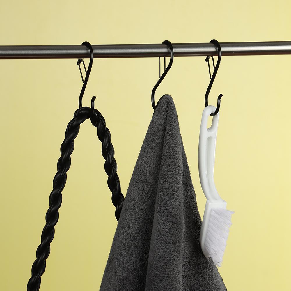 ZAIJIE24 Bộ 4 Móc Khóa Chữ S Chống Rơi An Toàn Cho Nhà Tắm