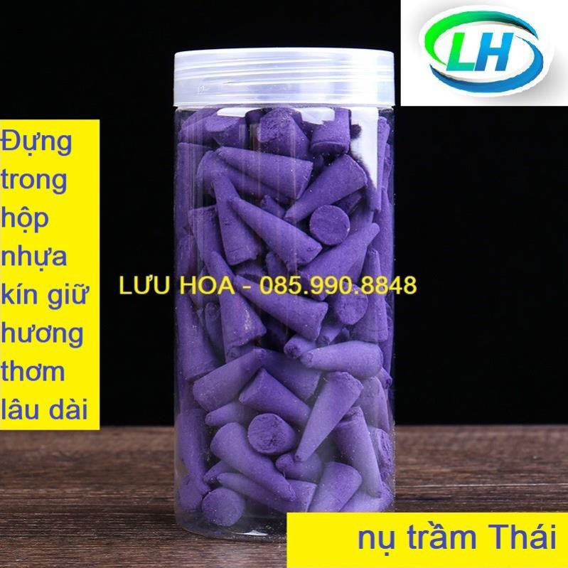 Trầm hương [THANH LÝ XẢ KHO], nụ trầm hương hình nón hộp 128 nụ - Hương rất thơm, hương thơm tự nhiên từ các loài hoa .