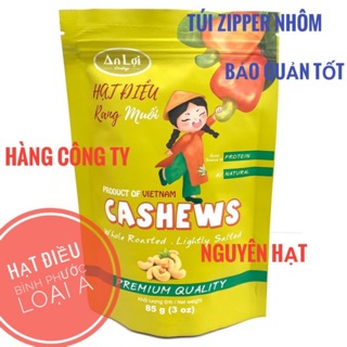HẠT ĐIỀU RANG MUỐI AN LỢI 85G Bình Phước