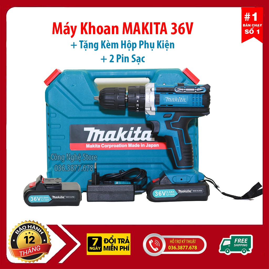 Máy khoan Makita 36V