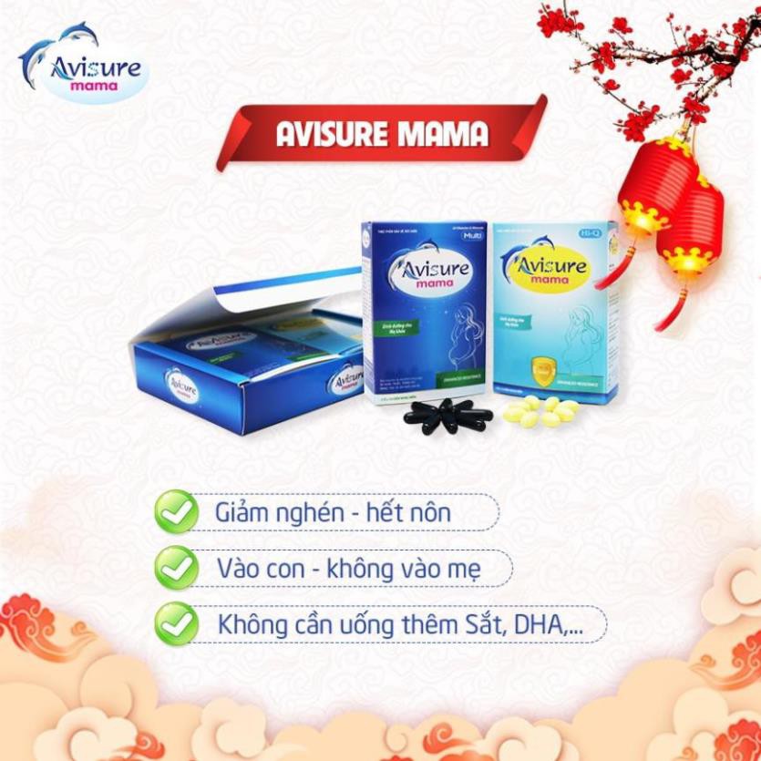 Avisure mama - Bổ sung DHA, EPA, các Vitamin và khoáng chất cần thiết trước và sau sinh