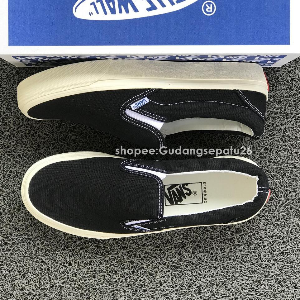 Giày Vans Slip On Og Trắng Đen Cá Tính Thời Trang