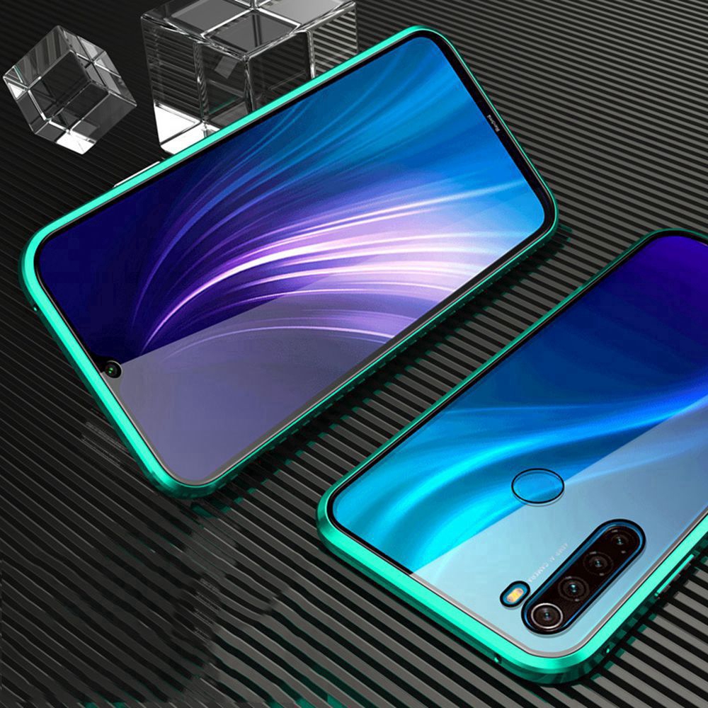 Xiaomi Redmi Note 8 Pro Cover Double Sided Tempered Glass Xiomi Redmi Note8 Magnetic Flip Case Full Protection Casing