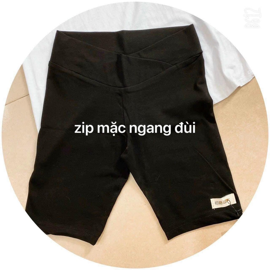 Quần Bầu Đùi Trên Gối, Cạp Chéo, Chất Xip Đẹp
