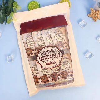 Thạch trà sữa trân châu Tapioca Jelly ( bịch 8 túi ). Date 2021.