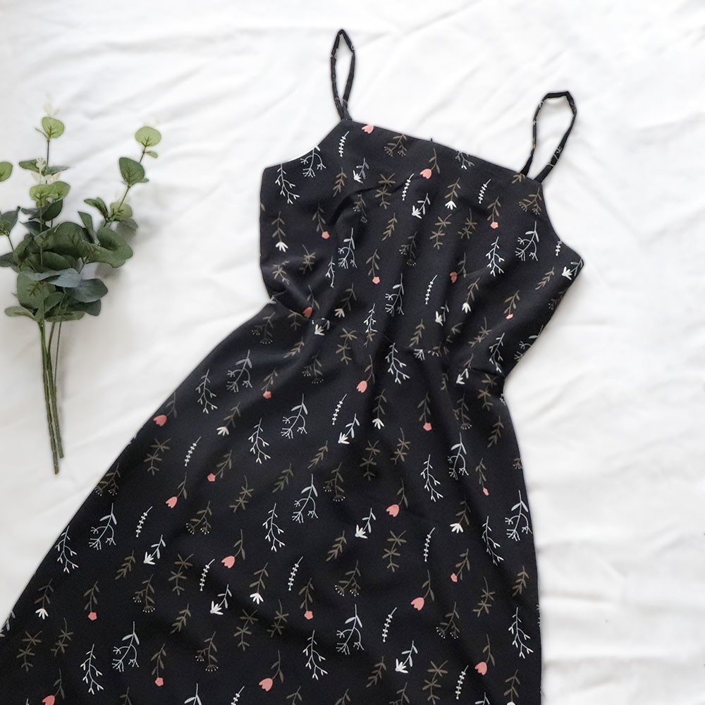 Đầm váy hai dây hoa nhí dễ thương xinh xắn Rolisa RD003 | BigBuy360 - bigbuy360.vn