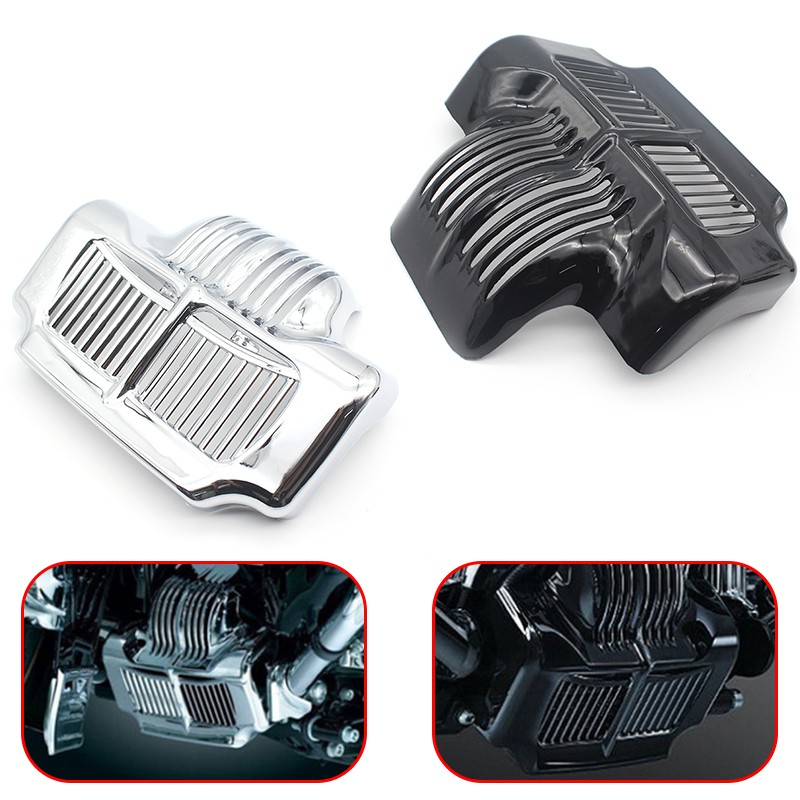 Bộ phận làm mát dầu chỉnh lưu màu đen / trắng cho 2011-2015 Harley Electra Road Glide FLHX Trikes