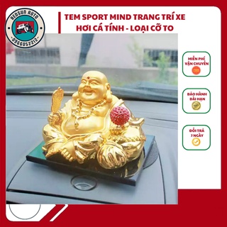 NƯỚC HOA XE HƠI, NƯỚC HOA Ô TÔ TƯỢNG PHẬT DI LẶC CẦM QUẢ CẦU MAY MẮN ĐỂ Ô TÔ TRÊN TAPLO, CHẠY NĂNG LƯỢNG MẶT TRỜI