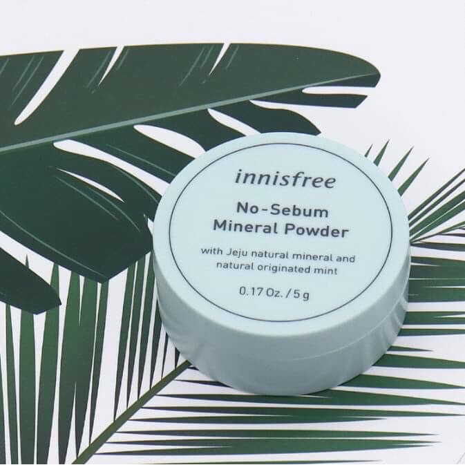 Phấn Bột Siêu Mịn Kiềm Dầu Innisfree No Sebum Mineral Powder 5gram