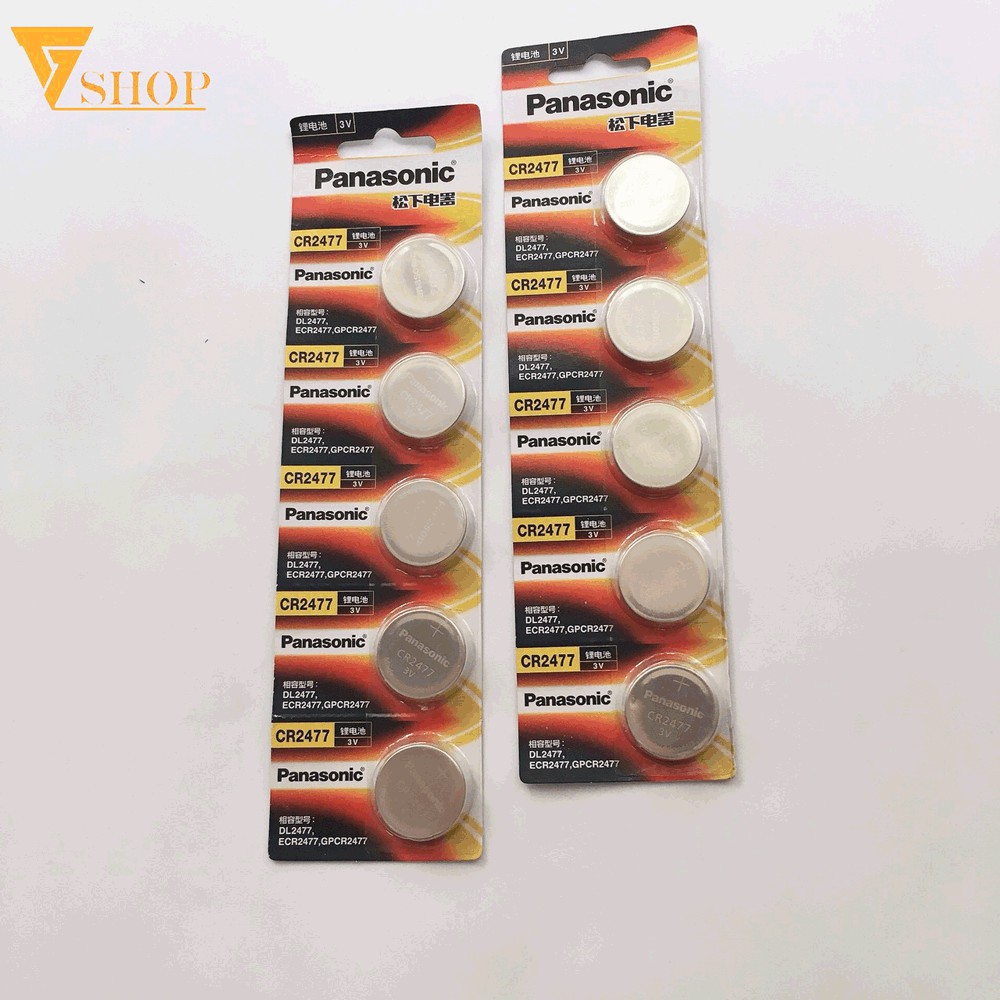 1 viên pin CR2477 Panasonic 3V - Hàng nhập khẩu