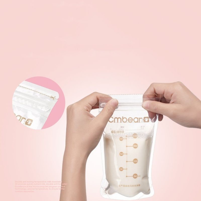 Hộp 30 túi trữ sữa CM Bear 220ml Chống Rỉ tốt