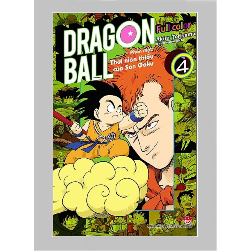 Sách - Dragon Ball Full Color - Phần Một: Thời Niên Thiếu Của Son Goku (Tập 4) - Tặng Kèm Bookmark Mika Trong Suốt