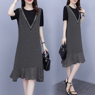 Đầm Chiffon Plus Size Đính Đá Thời Trang Dành Cho Nữ