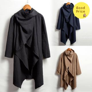 Áo Khoác Cardigan Tay Dài Dáng Rộng Cho Nam