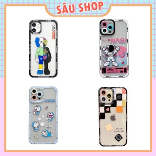 Ốp lưng iphone trong cạnh vuông siêu hot mẫu mới - sâu shop