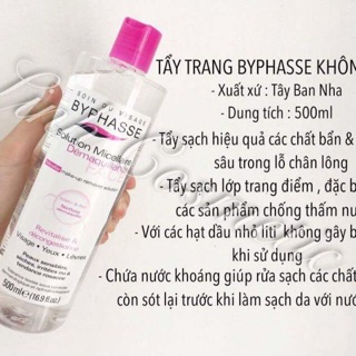 Nước tẩy trang Byphasse Solution Micellaire 500ml