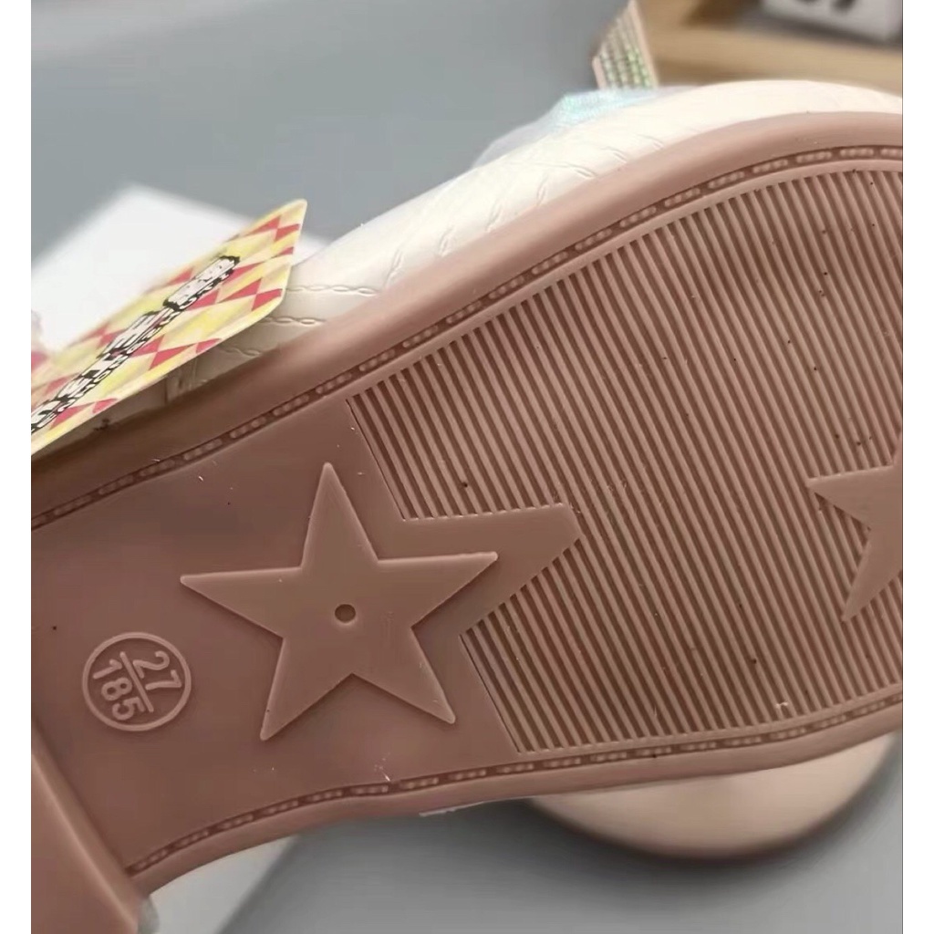 Giày búp bê cho bé gái xinh xắn mềm thoáng mát có nơ siêu dễ thương mã mới PU 9003