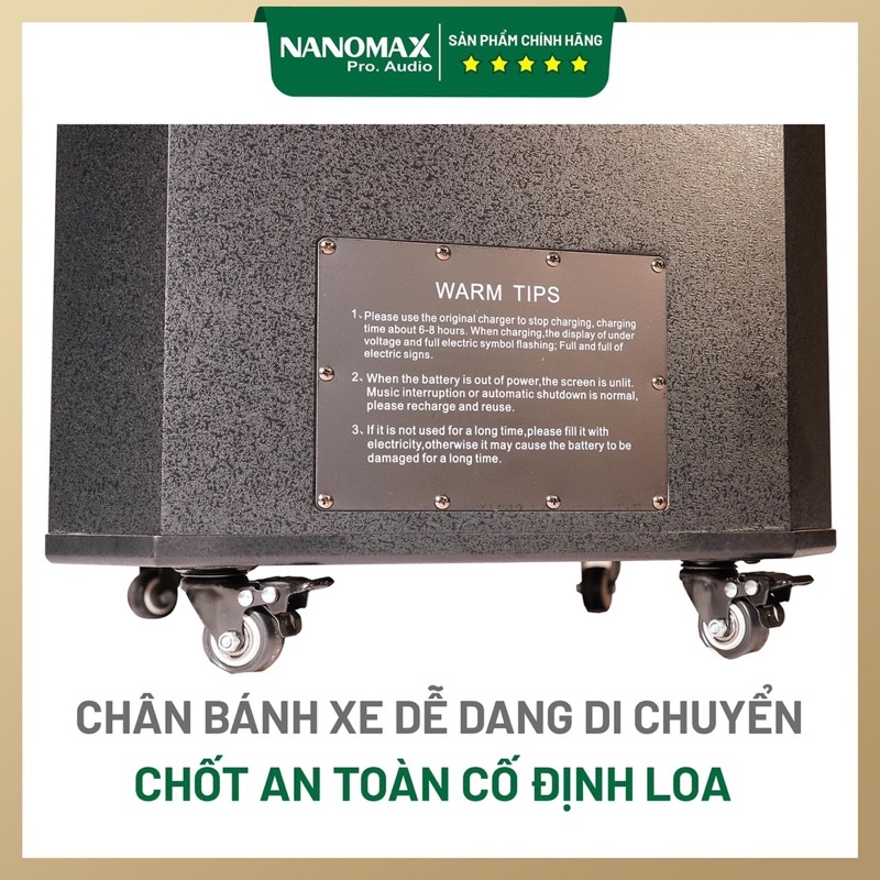 Loa karaoke di động chính hãng Nanomax SK-1801