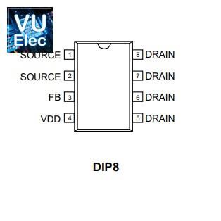 IC Nguồn VIPER12A DIP8