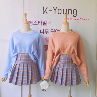 Chân váy Tennis caro Ulzzang (Xám)