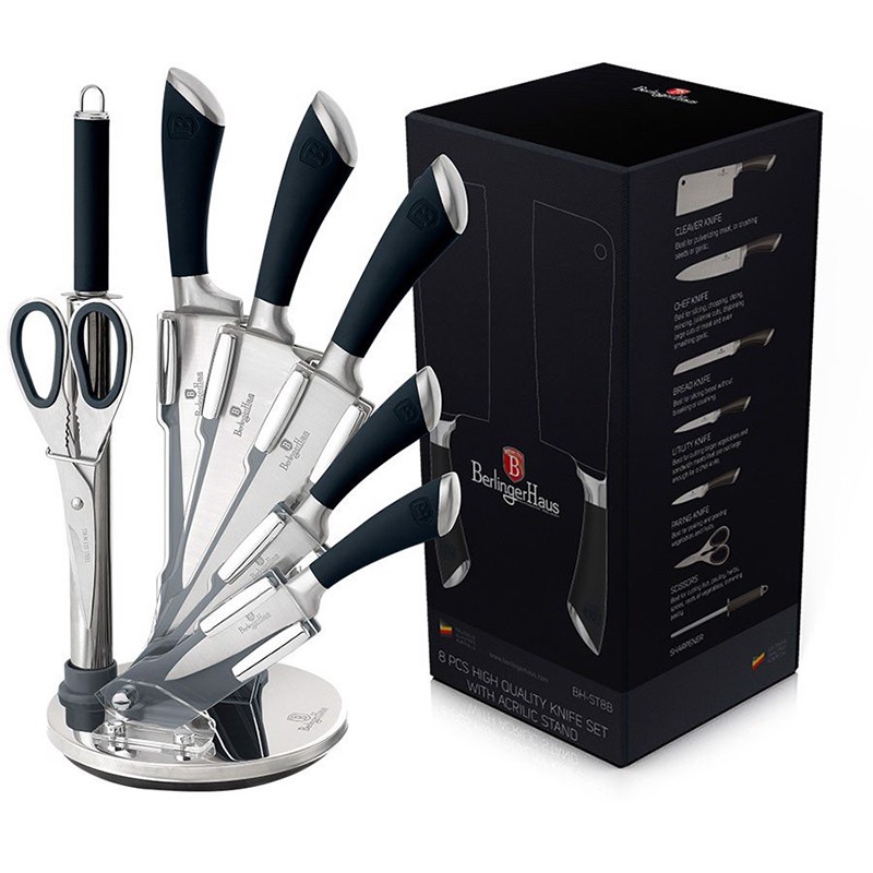 Bộ dao 8 món Berlinger Haus Bh2470, bộ dao kéo nhà bếp