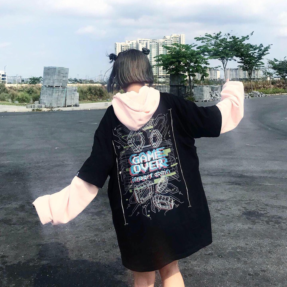 Áo Game Over (insert coin) phản quang chữ | BigBuy360 - bigbuy360.vn