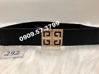 Thắt lưng nữ mặt thiết kế đính đá. MS292