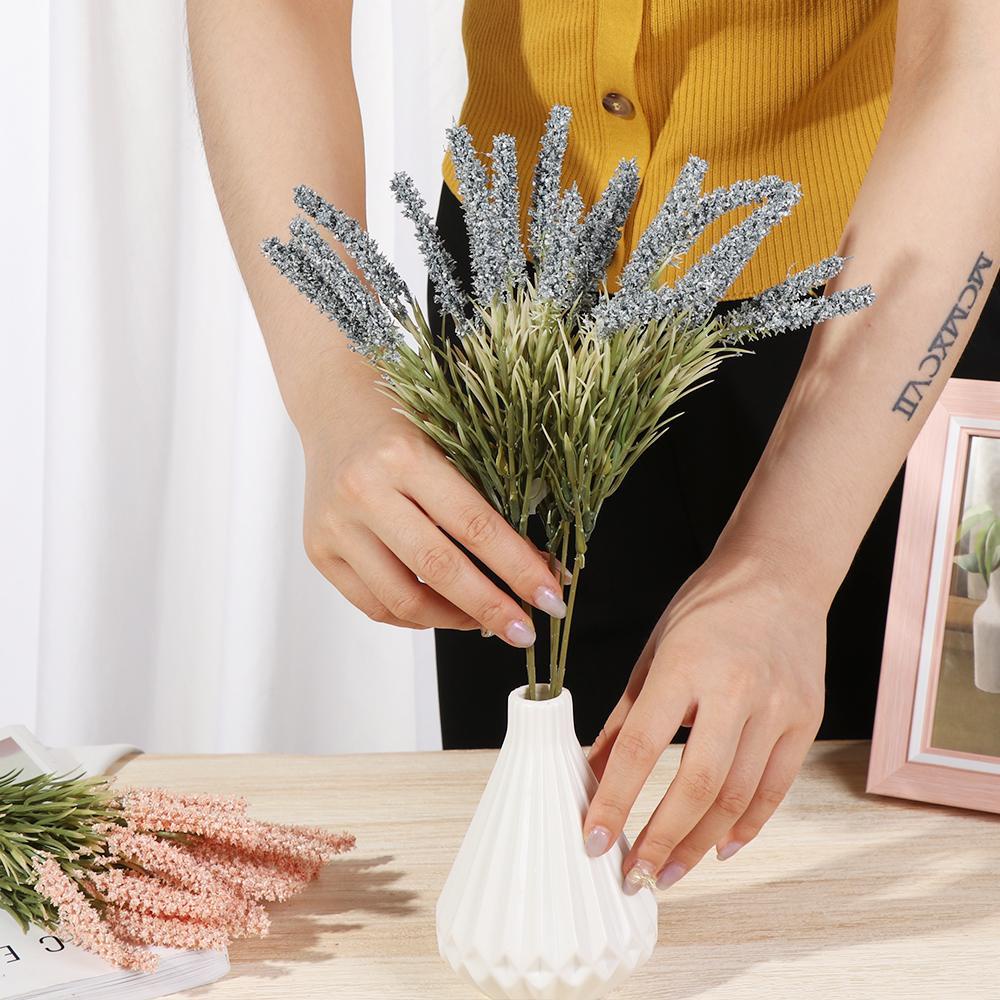 KUNHEV Hoa Oải Hương Nhân Tạo Lãng Mạn Trang Trí Nhà Cửa / Làm Đạo Cụ Chụp