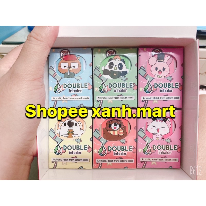 Ống hít thông mũi 2 đầu Double inhaler Thái Lan | BigBuy360 - bigbuy360.vn