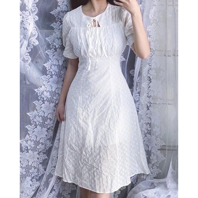 Đầm tay bồng 2hand