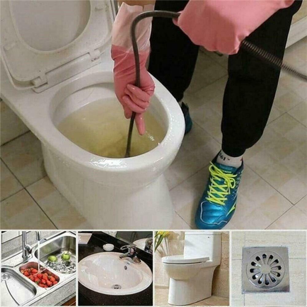 Dụng Cụ Lò Xo Làm Sạch Ống Thoát Nước Bồn Rửa Nhà Bếp / Phòng Tắm