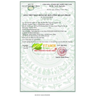 Vitamin Pediakid Immuno- Fort (tăng đề kháng)