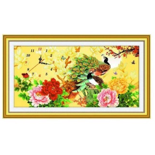 Tranh gắn đá hạt tròn đục