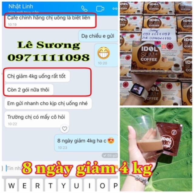 { COMBO SỈ 2 HỘP  } GIẢM 10K MÃ YEUCHIN giảm cân cafe idol slim Thái Lan chính hãng cho cơ địa khó giảm | BigBuy360 - bigbuy360.vn