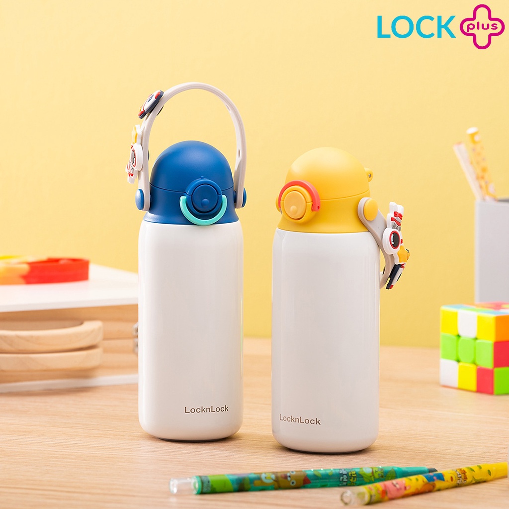 Bình giữ nhiệt trẻ em LocknLock DIY Strap Tumbler LHC3283  - hàng chính hãng