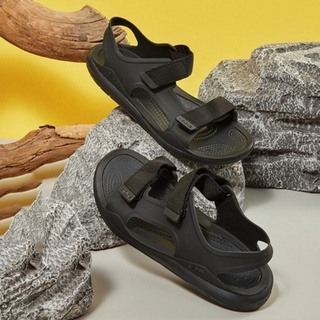 Sandal nhựa quai dán nam exprestion màu đen êm, thoáng, k hôi chân, mưa nước tốt