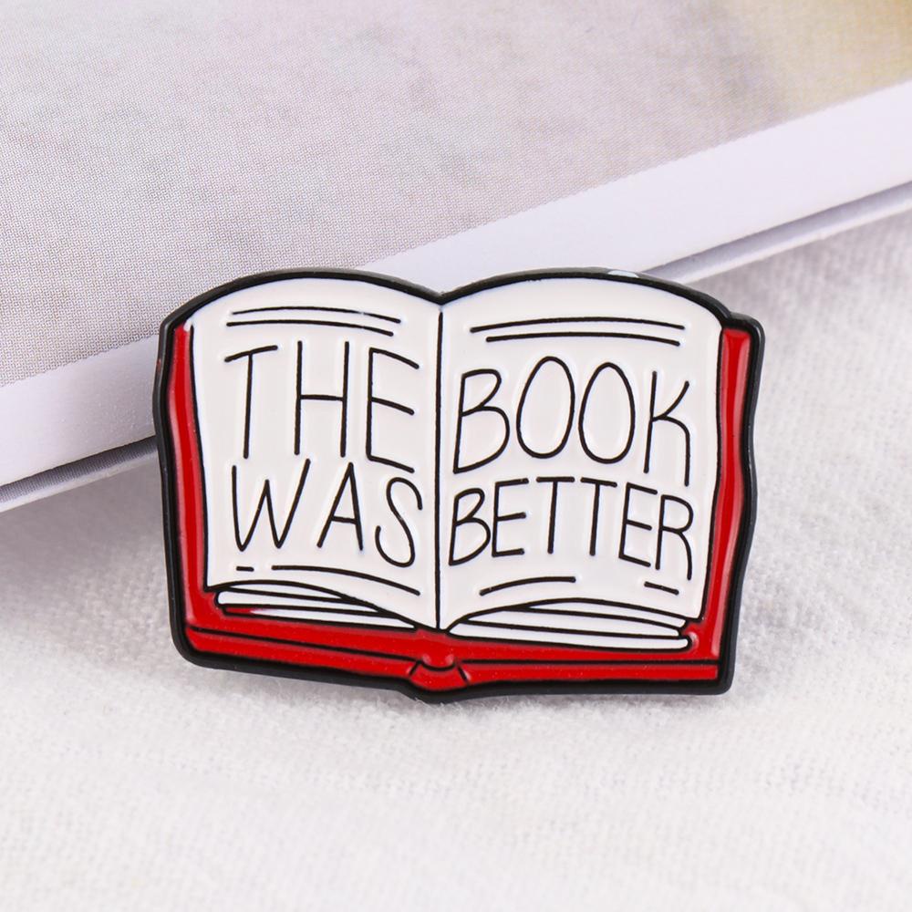 Kẹp Cài Áo Hình Quyển Sách Hoạt Hình Đáng Yêu