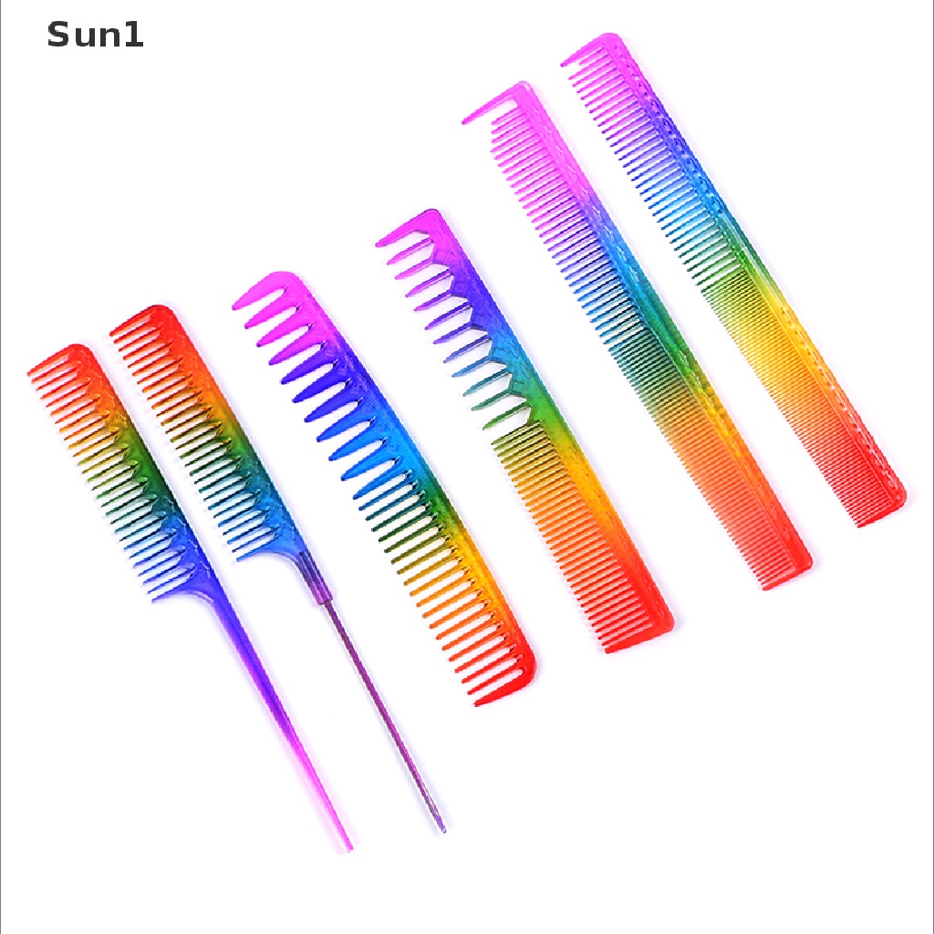 1 Lược Tạo Kiểu Tóc Màu Cầu Vồng Đầy Màu Sắc Sun1 &gt;