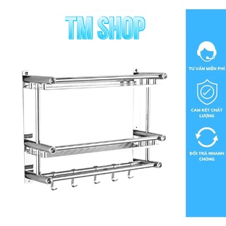 Kệ nhà tắm inox, Kệ để đồ nhà tắm, 3 tầng, chất liệu Inox, kệ treo tường nhà tắm tiện lợi