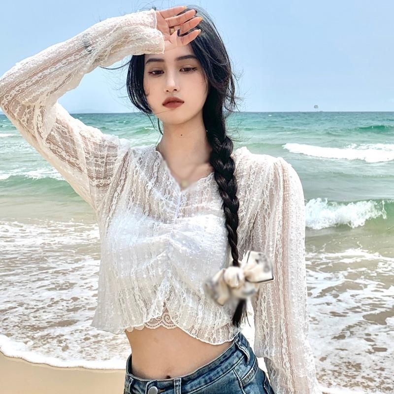 Áo Ren Tay Dài Thời Trang Dành Cho Nữ