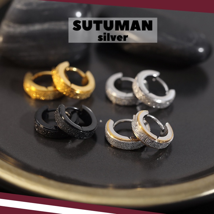 [HỎA TỐC] Bông tai Stub Hàn Quốc thép titan chất lượng phụ kiện thời trang xu hướng mới SUTUMANsilver
