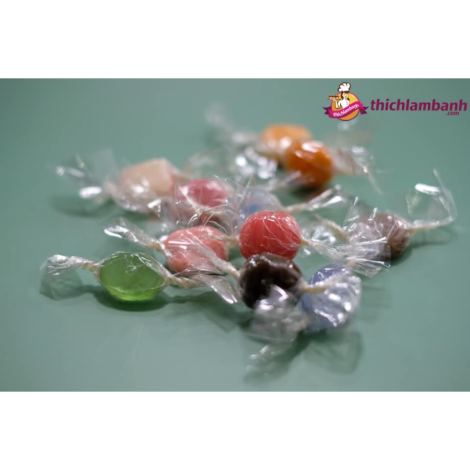 Giấy gói kẹo/ mứt bóng kính 10x20cm - 100gr