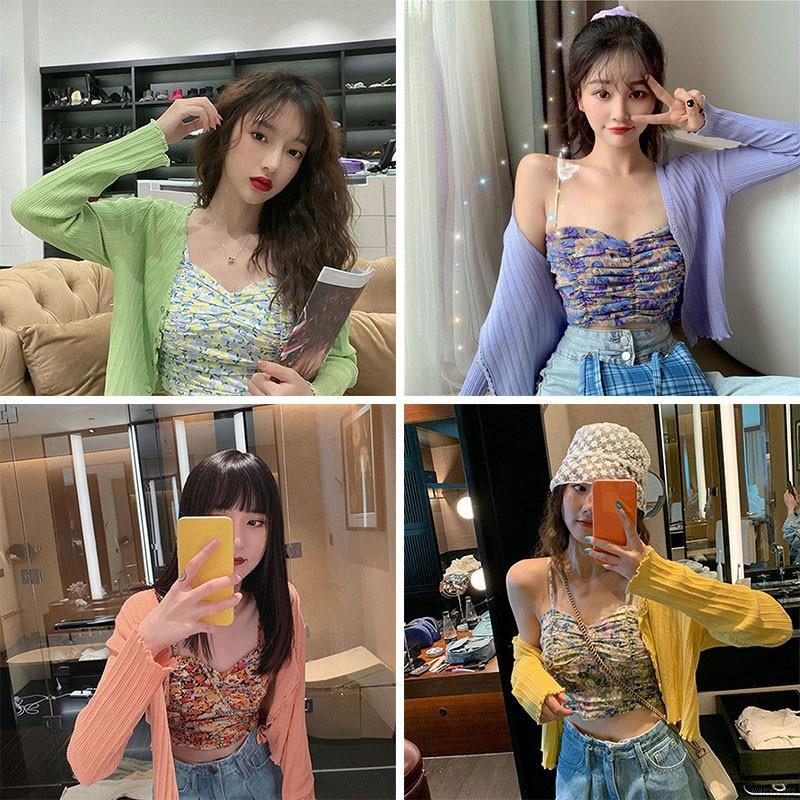 Áo Khoác Cardigan Mỏng Cổ Chữ V Chống Nắng Thời Trang Dành Cho Nữ | BigBuy360 - bigbuy360.vn