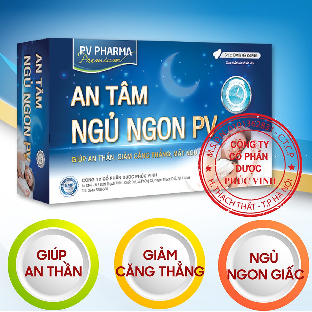 [SHOP CHÍNH HÃNG] AN TÂM NGỦ NGON PV - Giúp An Thần - Giảm Căng Thẳng - Mất Ngủ | BigBuy360 - bigbuy360.vn
